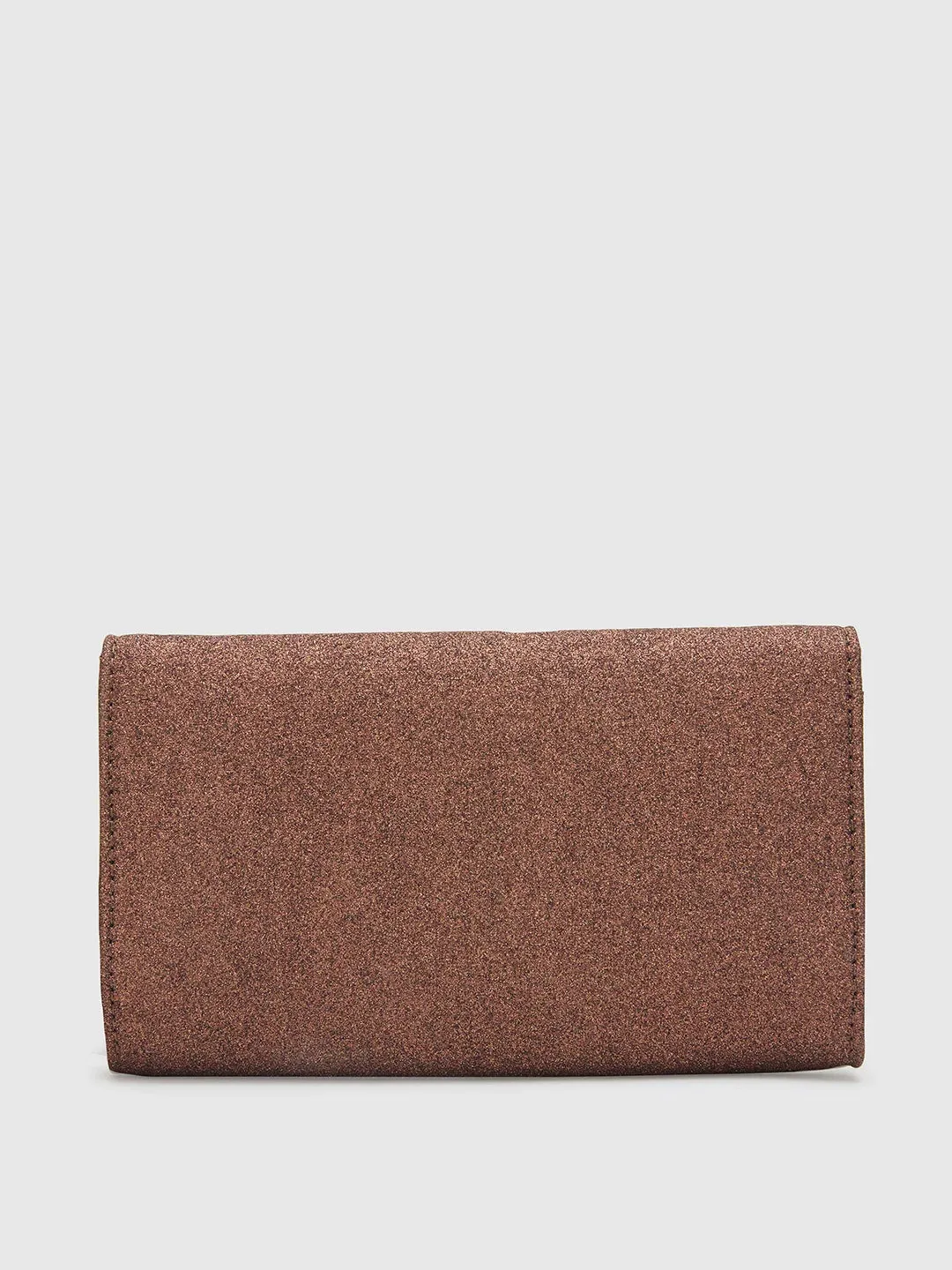 Caprese Junie Medium Copper Flapover Clutch