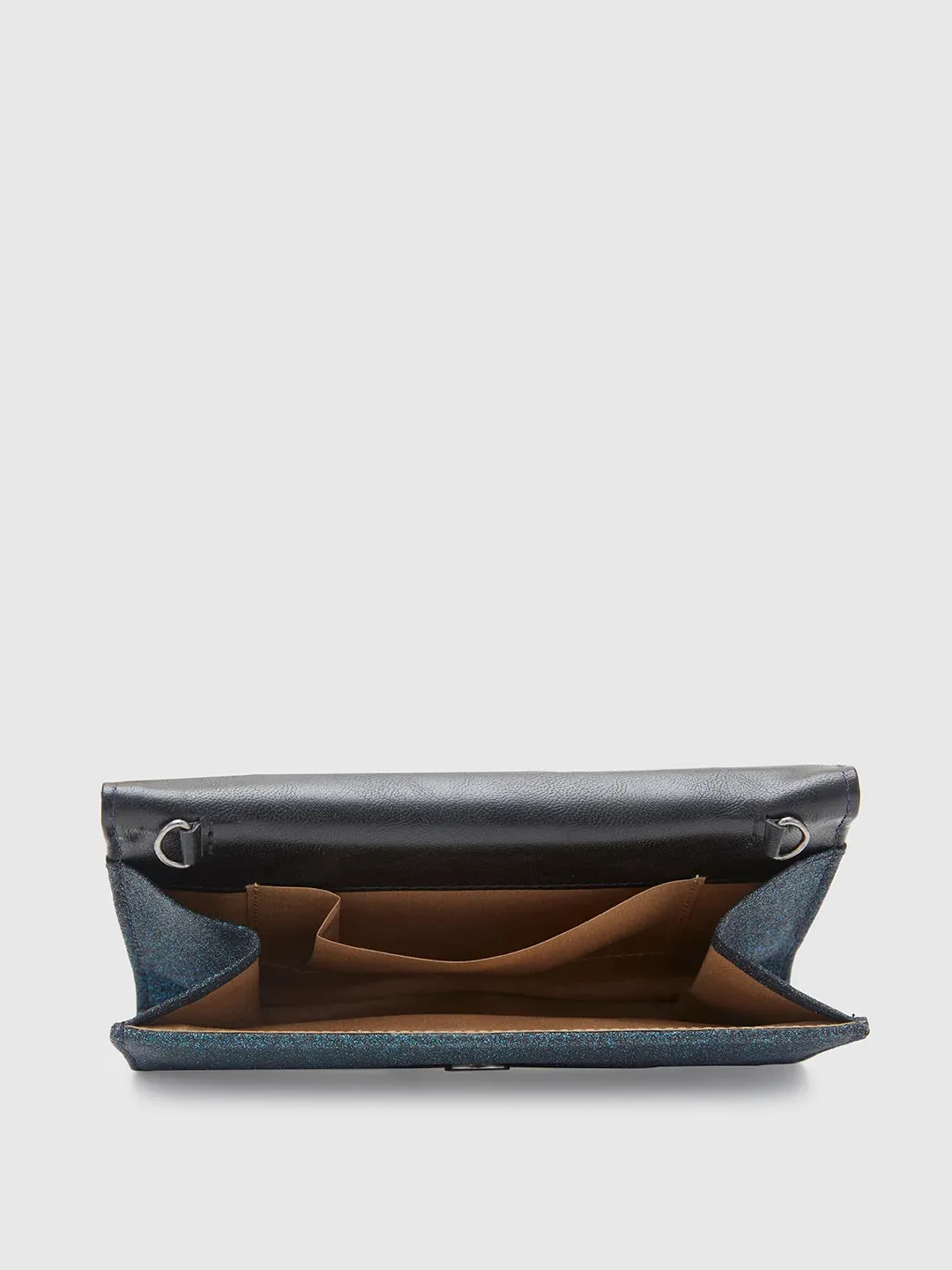 Caprese Junie Medium Navy Flapover Clutch