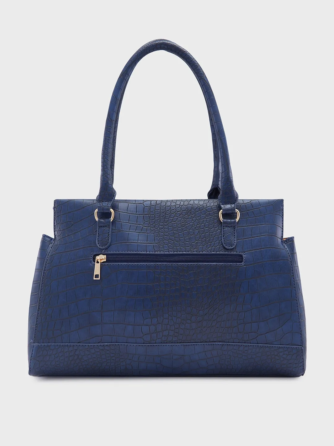 Caprese Kathey Medium Navy Tote Bag