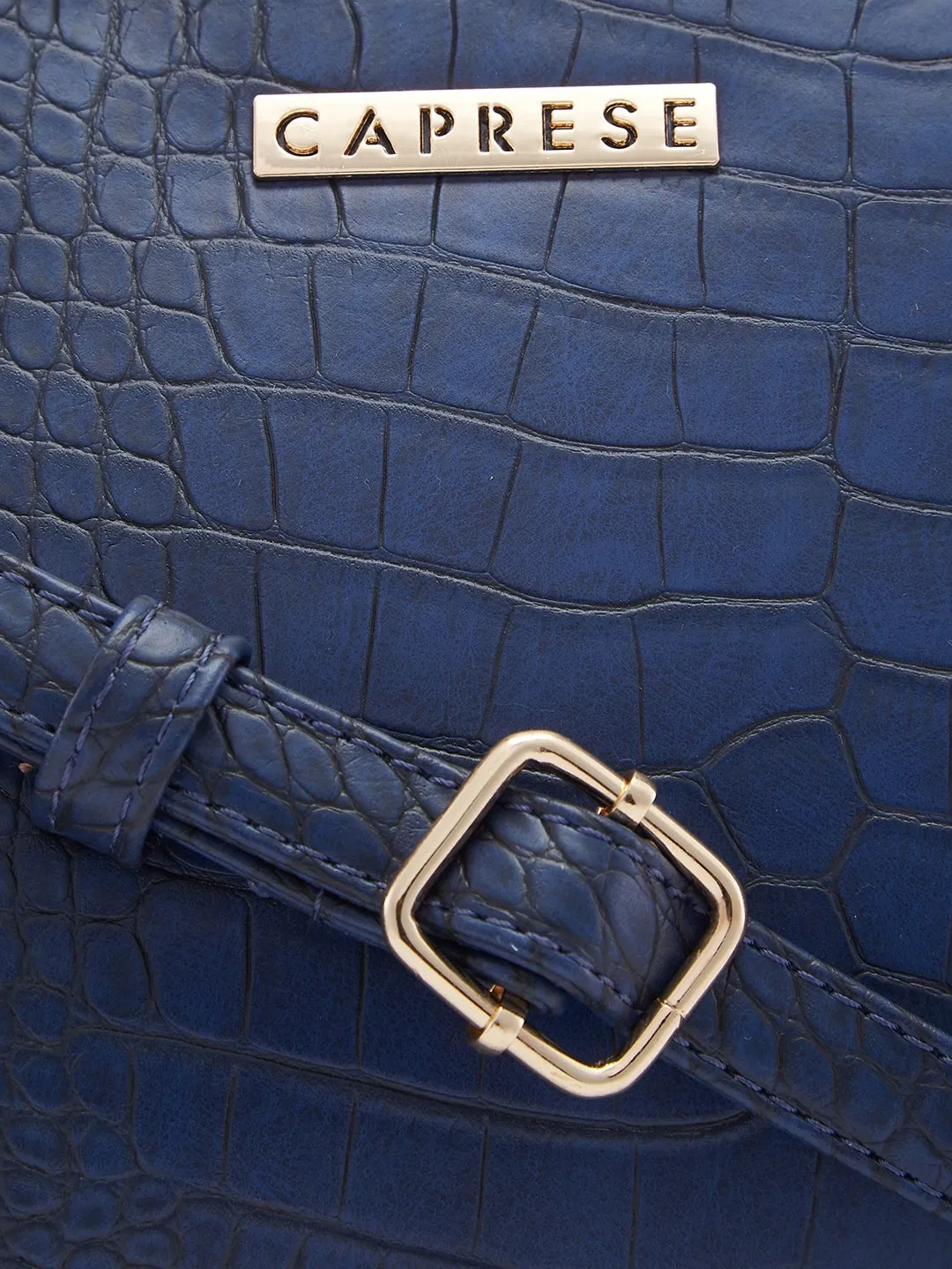 Caprese Kathey Medium Navy Tote Bag