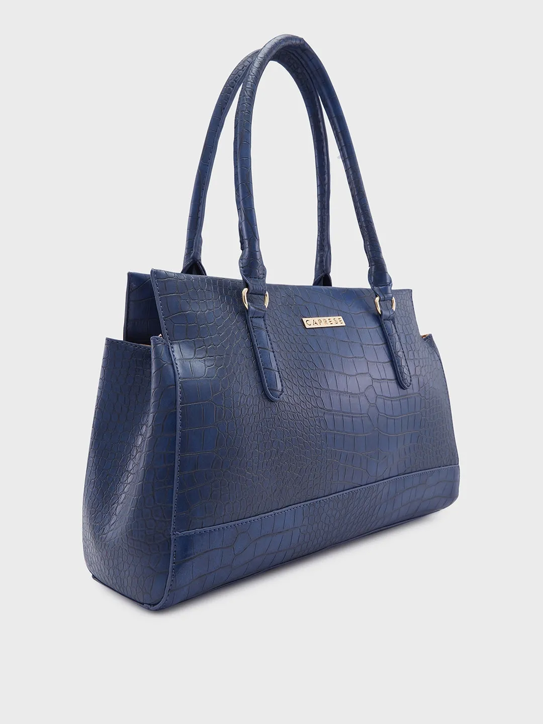 Caprese Kathey Medium Navy Tote Bag