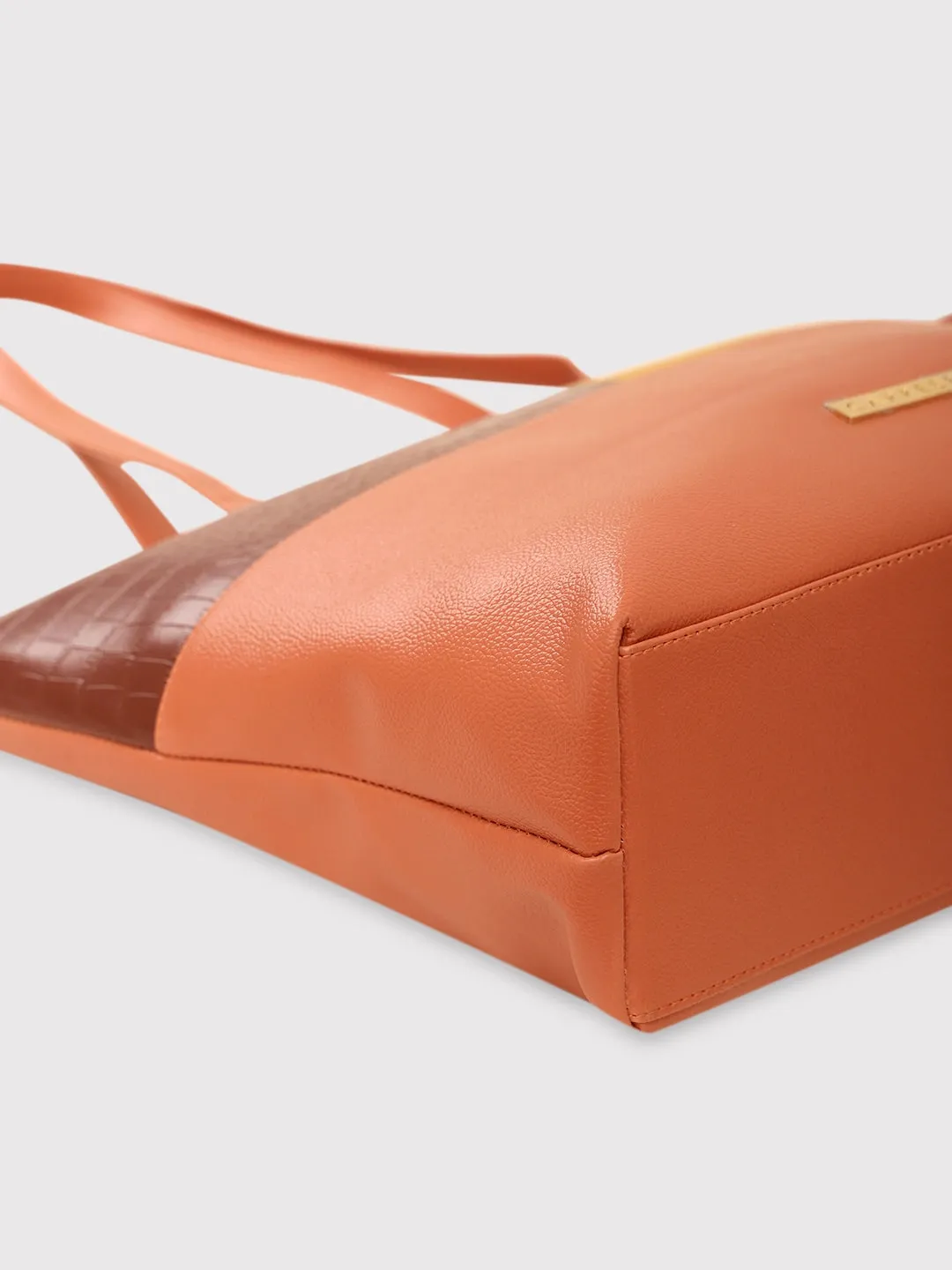 Caprese Kira Large Terracotta Tote Bag