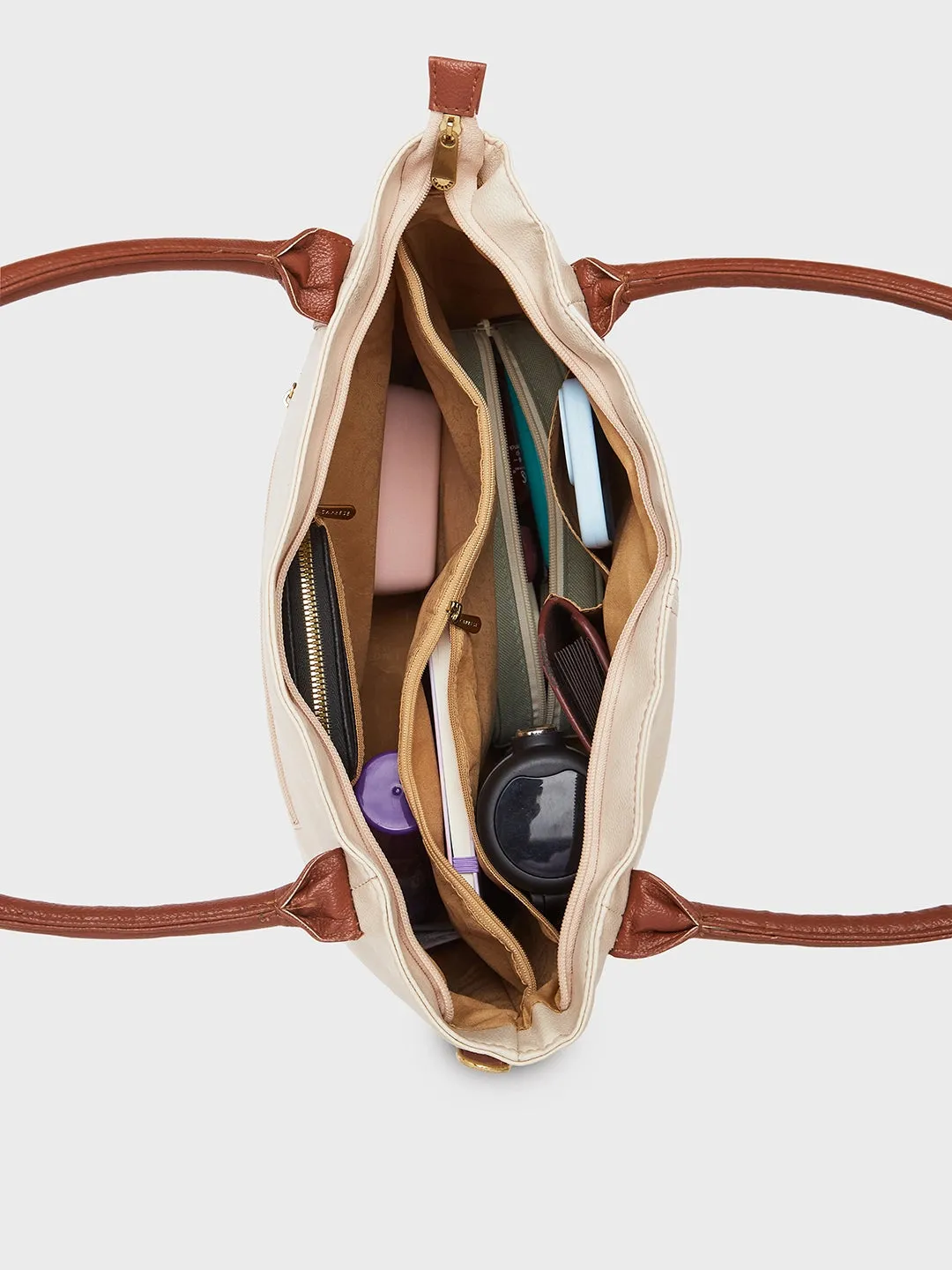 Caprese Kisha Large Blush Tote Bag