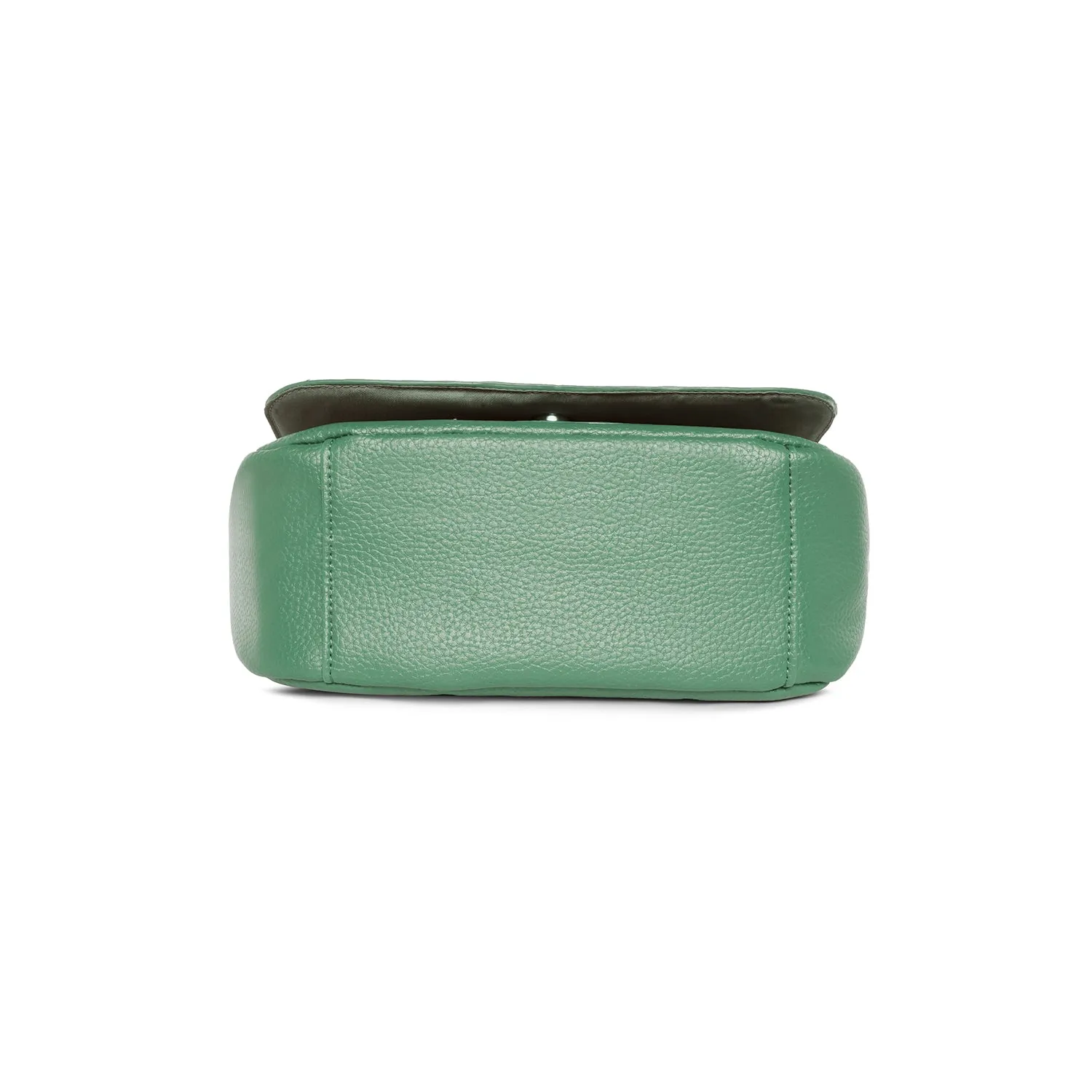 Caprese Kristin Large Green Satchel Bag