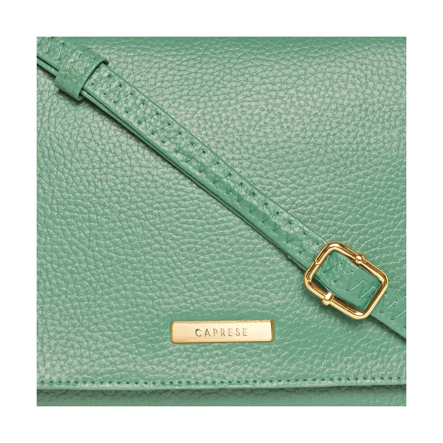 Caprese Kristin Large Green Satchel Bag