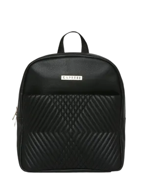 Caprese Leo Medium Black Backpack