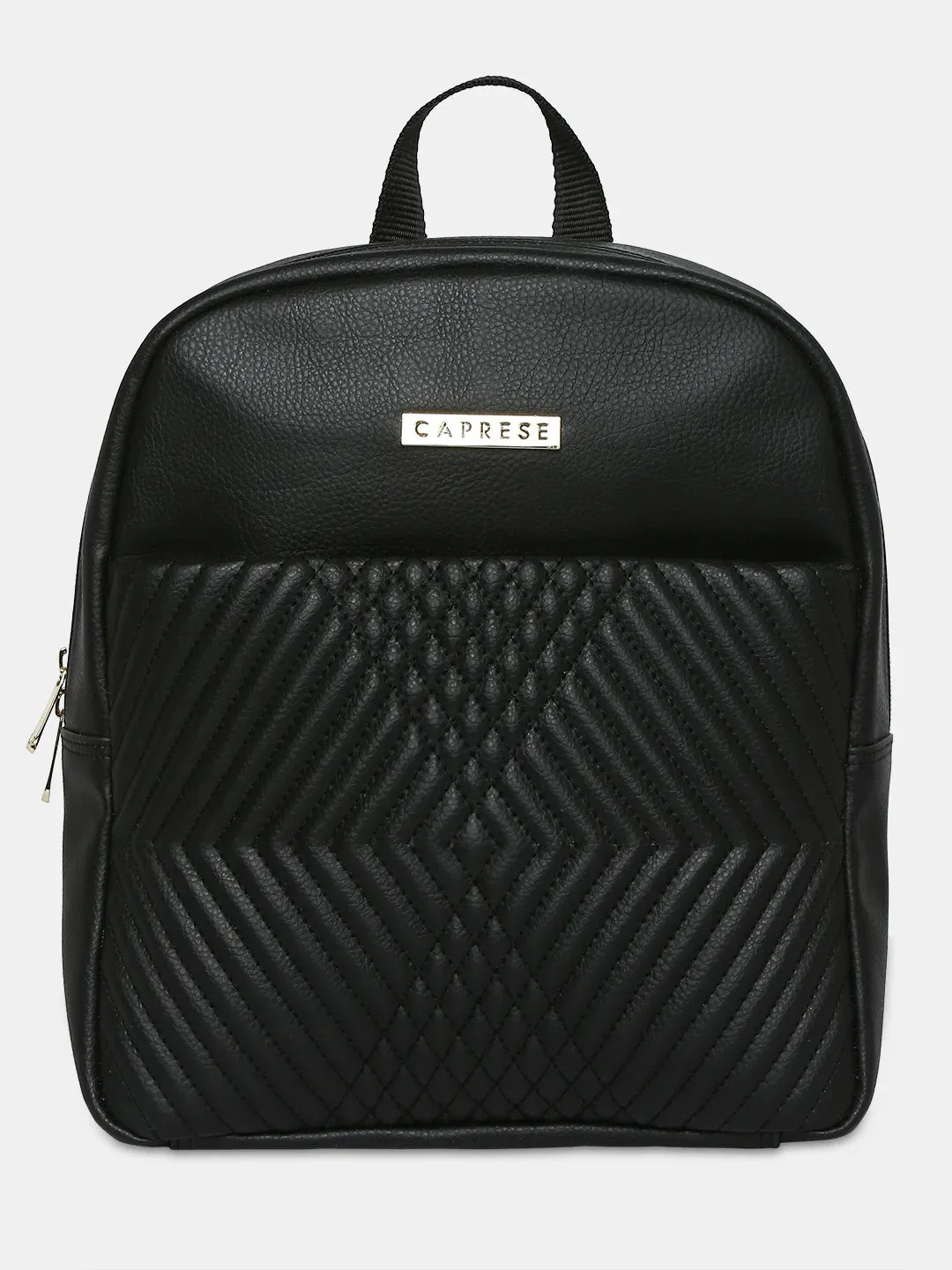 Caprese Leo Medium Black Backpack