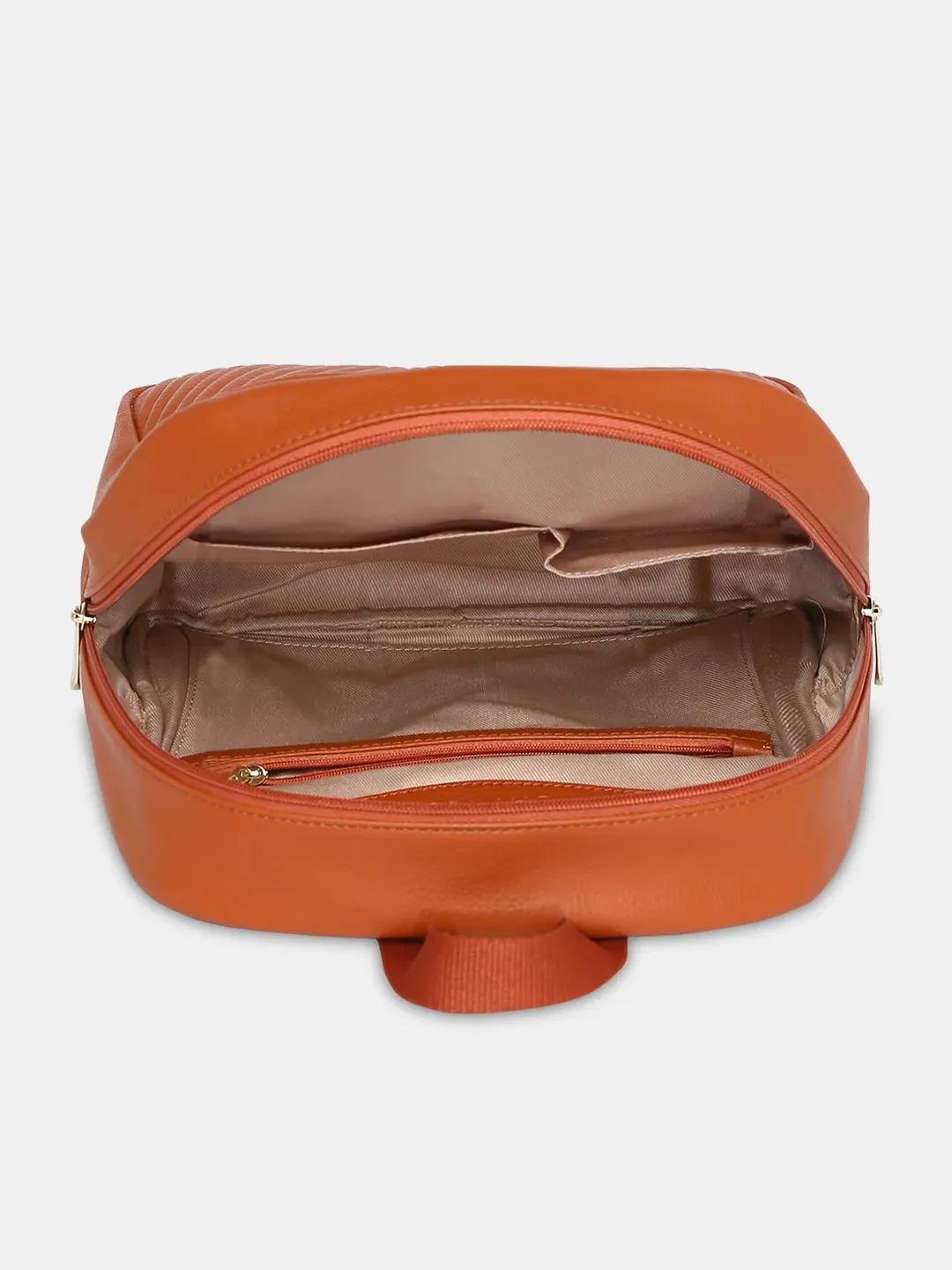 Caprese Leo Medium Tan Backpack