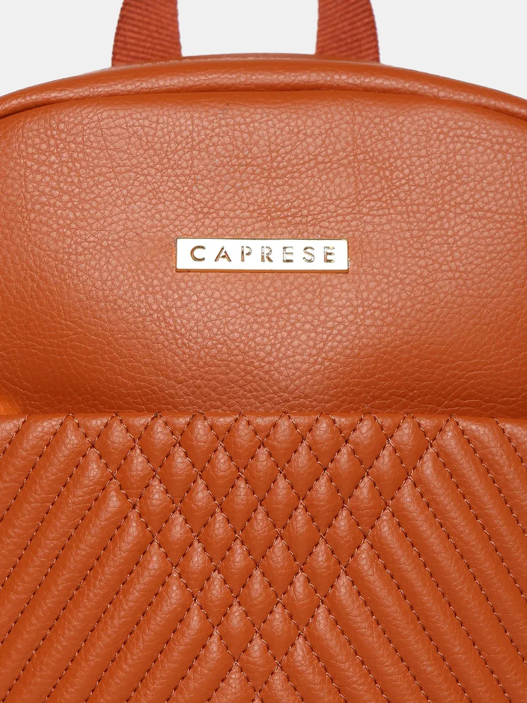 Caprese Leo Medium Tan Backpack