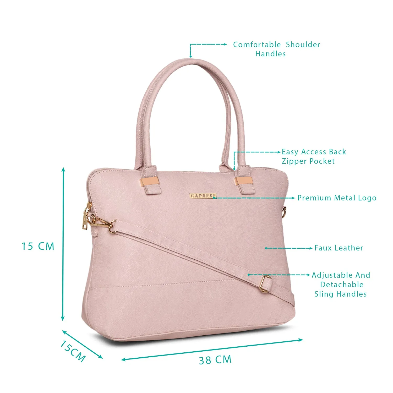 Caprese Lisa Medium Satchel Bag