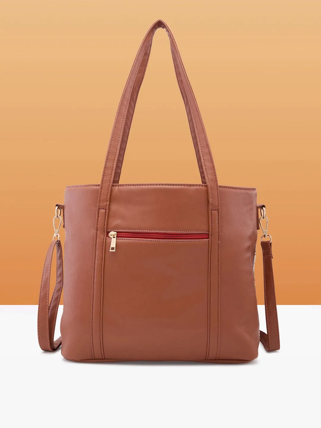 Caprese Lively Large Dusty Coral Satchel Bag