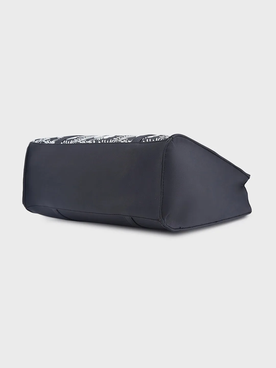 Caprese Lively Medium Black Tote Bag