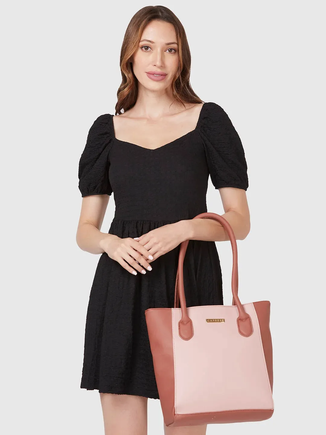 Caprese Loki Medium Pink Tote Bag