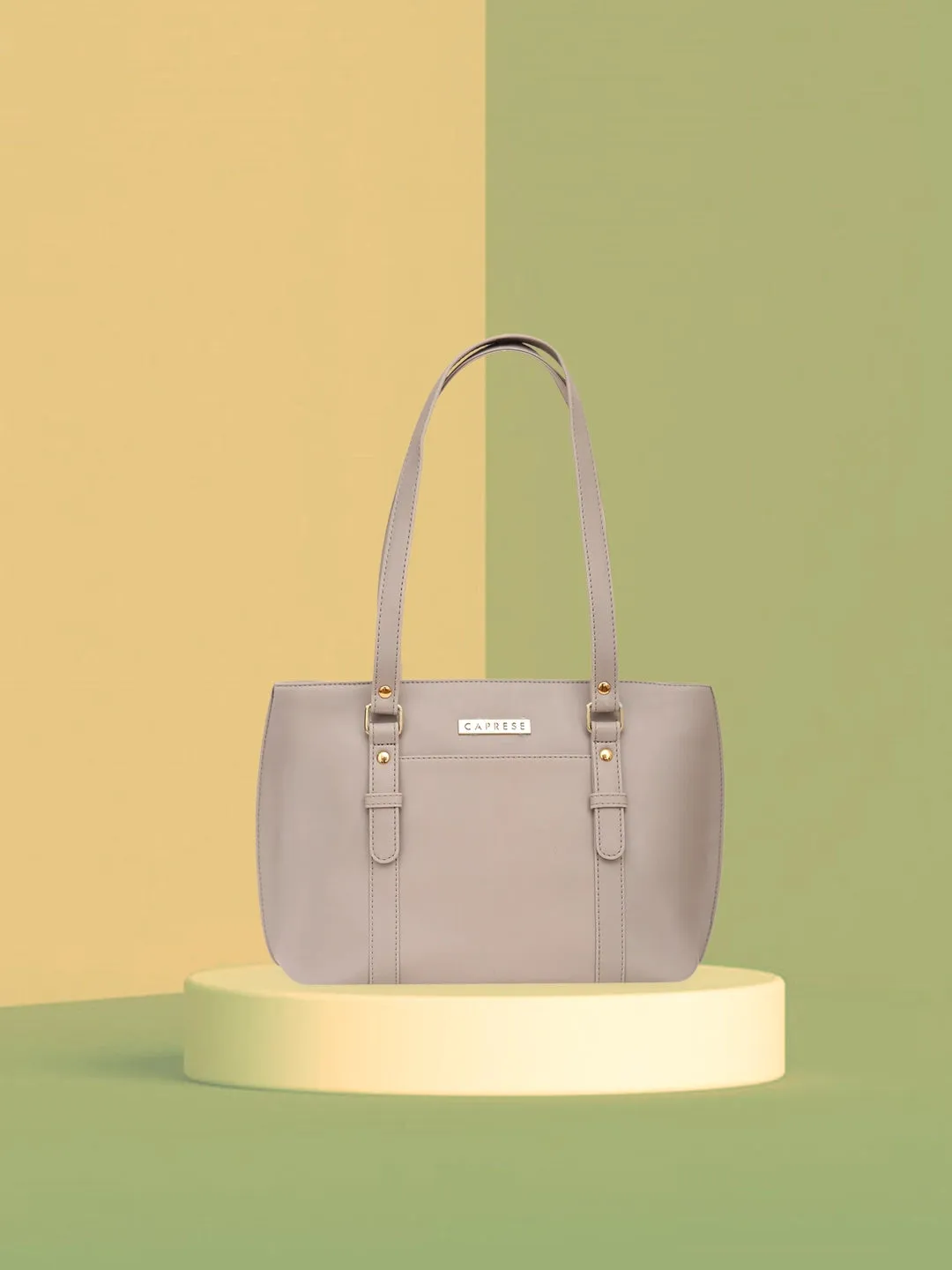 Caprese London Medium Grey Tote Bag