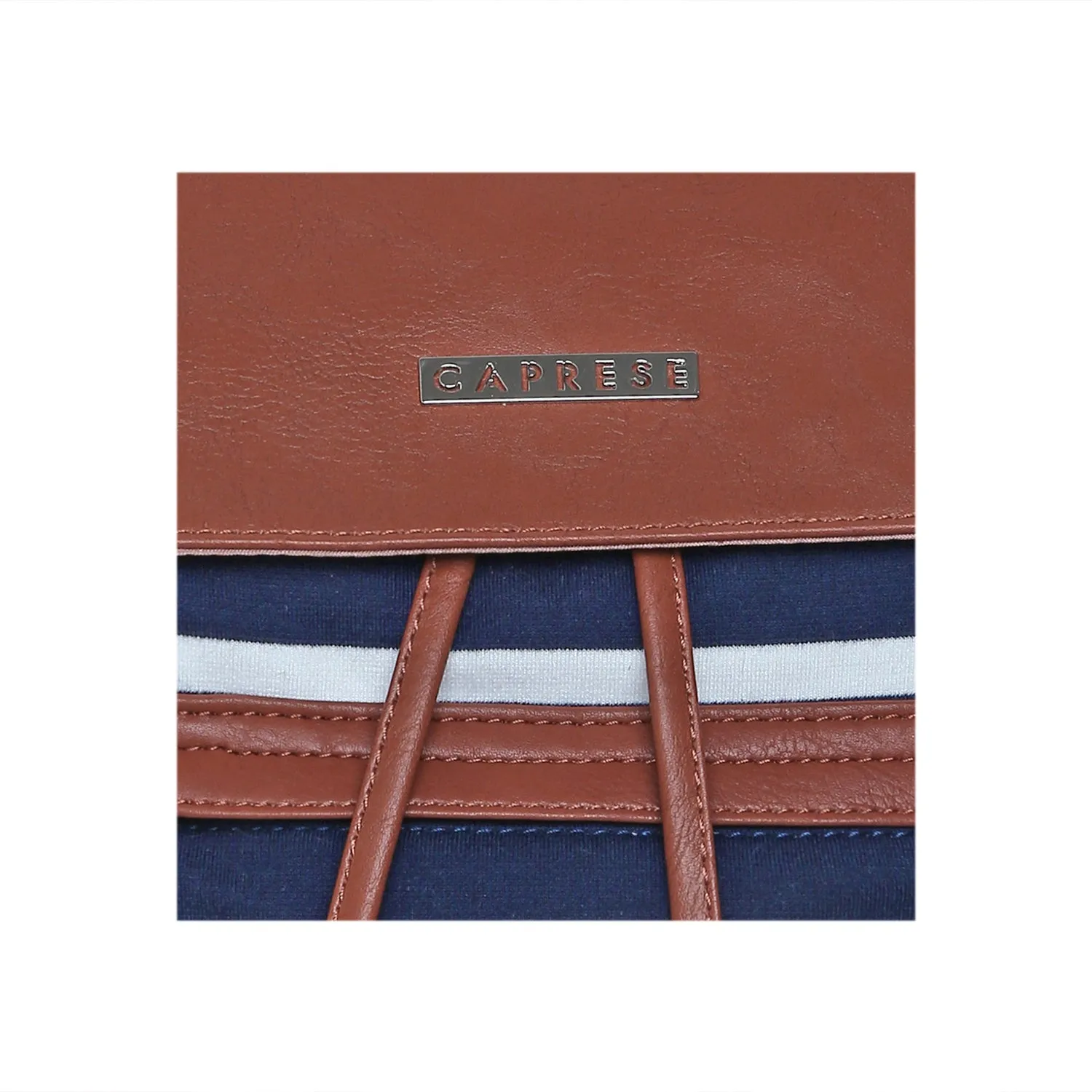 Caprese London Medium Navy Saddle Backpack
