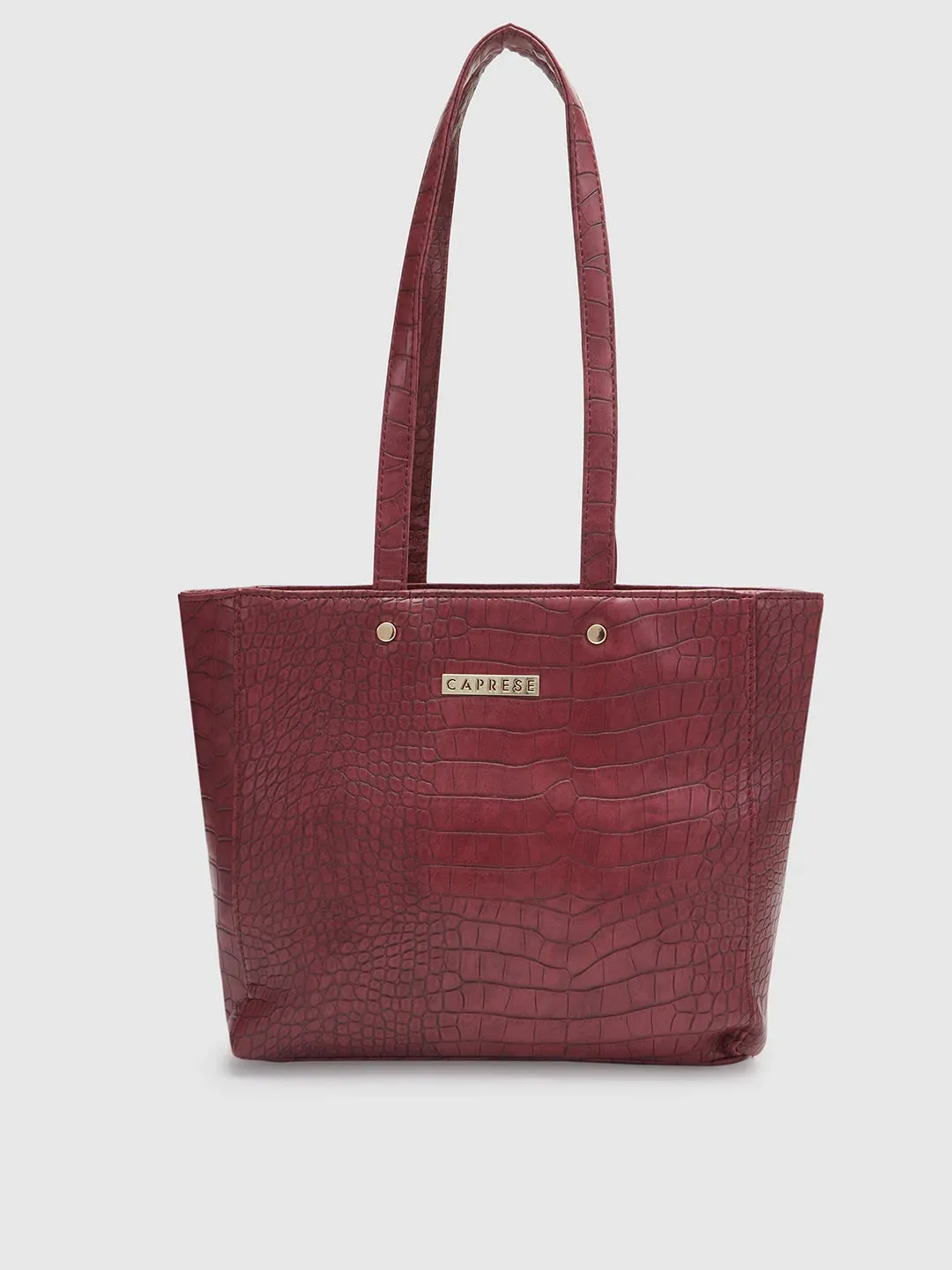 Caprese Luciana Medium Plum Tote Bag
