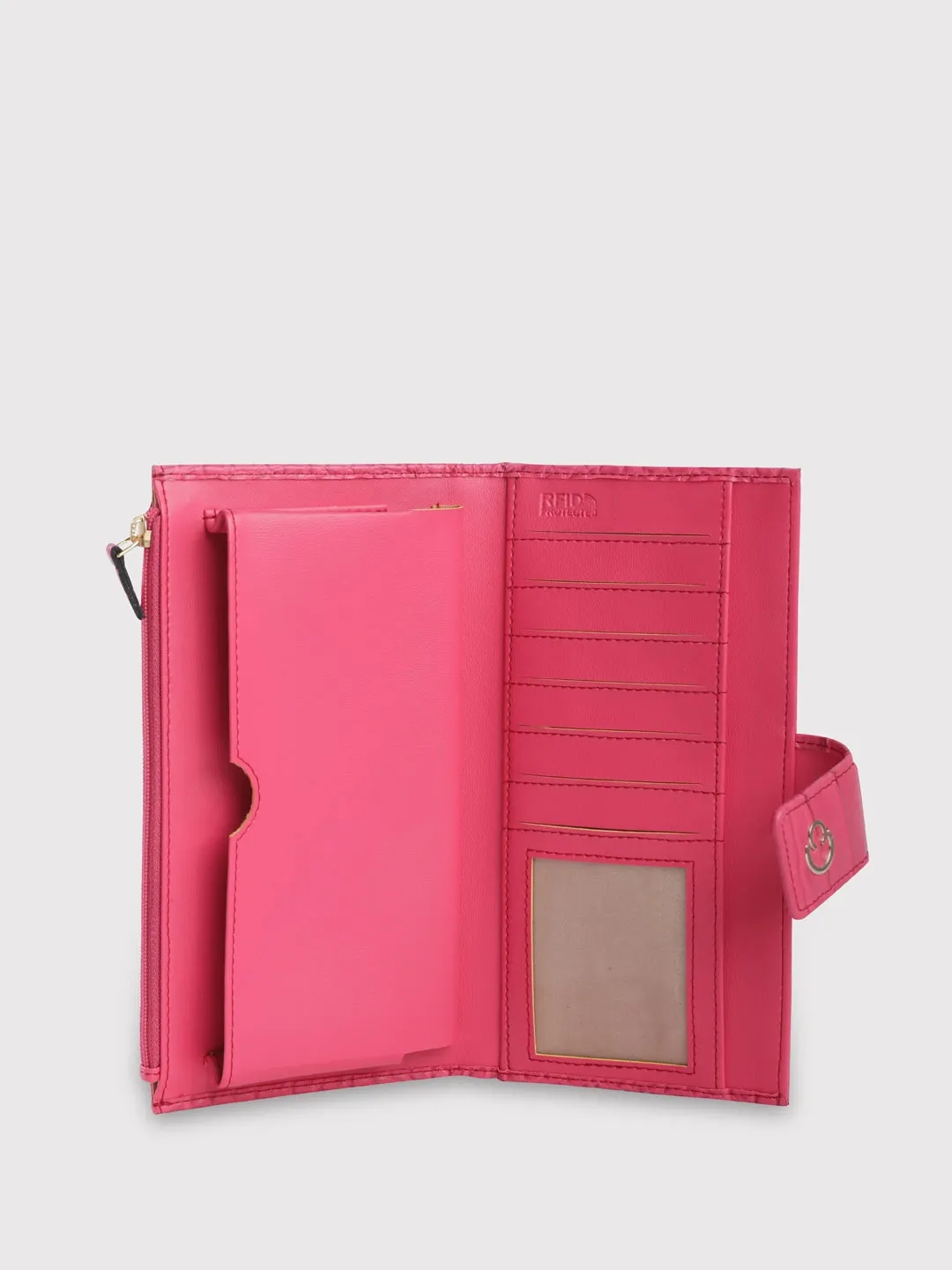 Caprese Luna Medium Fuchsia Bifold Wallet