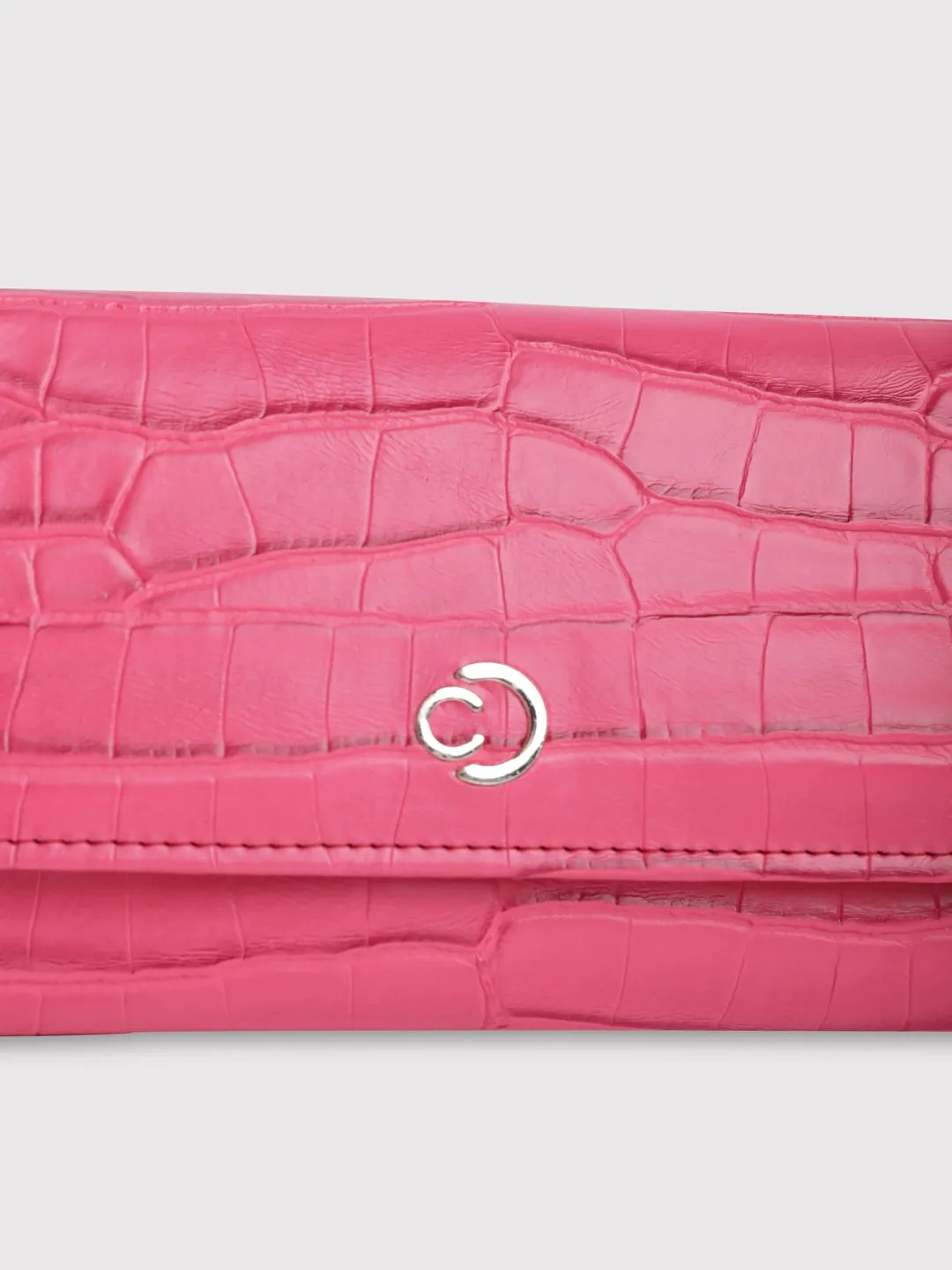 Caprese Luna Medium Fuchsia Flap Wallet