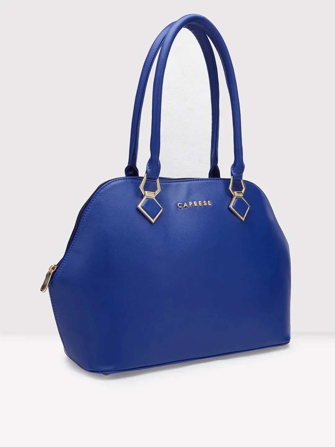 Caprese Lydia Large Blue Satchel Bag
