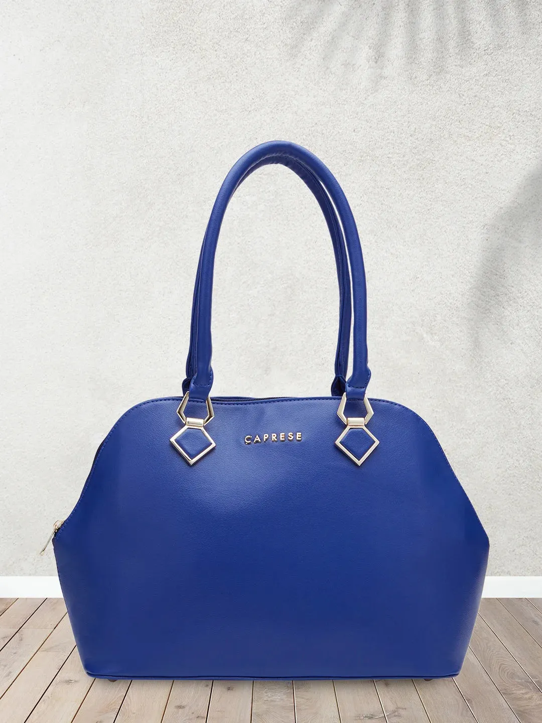 Caprese Lydia Large Blue Satchel Bag