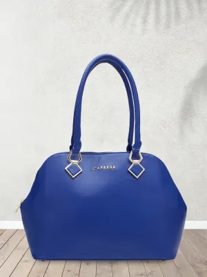 Caprese Lydia Large Blue Satchel Bag