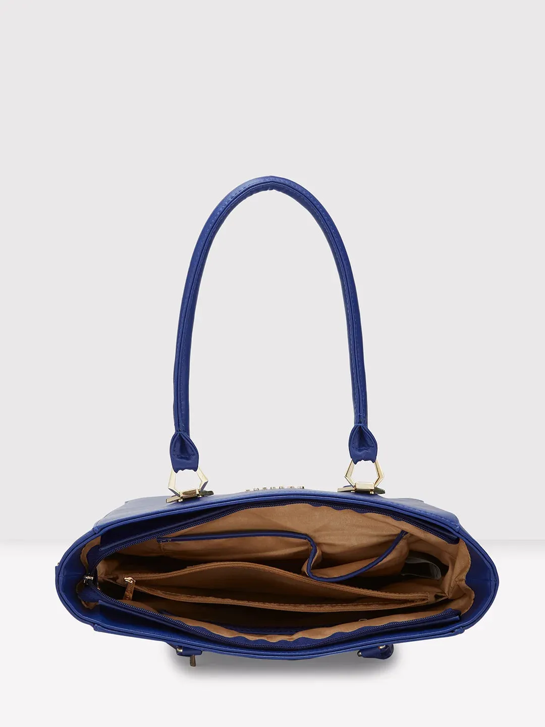 Caprese Lydia Medium Blue Tote Bag