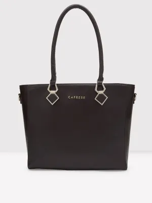 Caprese Lydia Medium Dark Oak Tote Bag