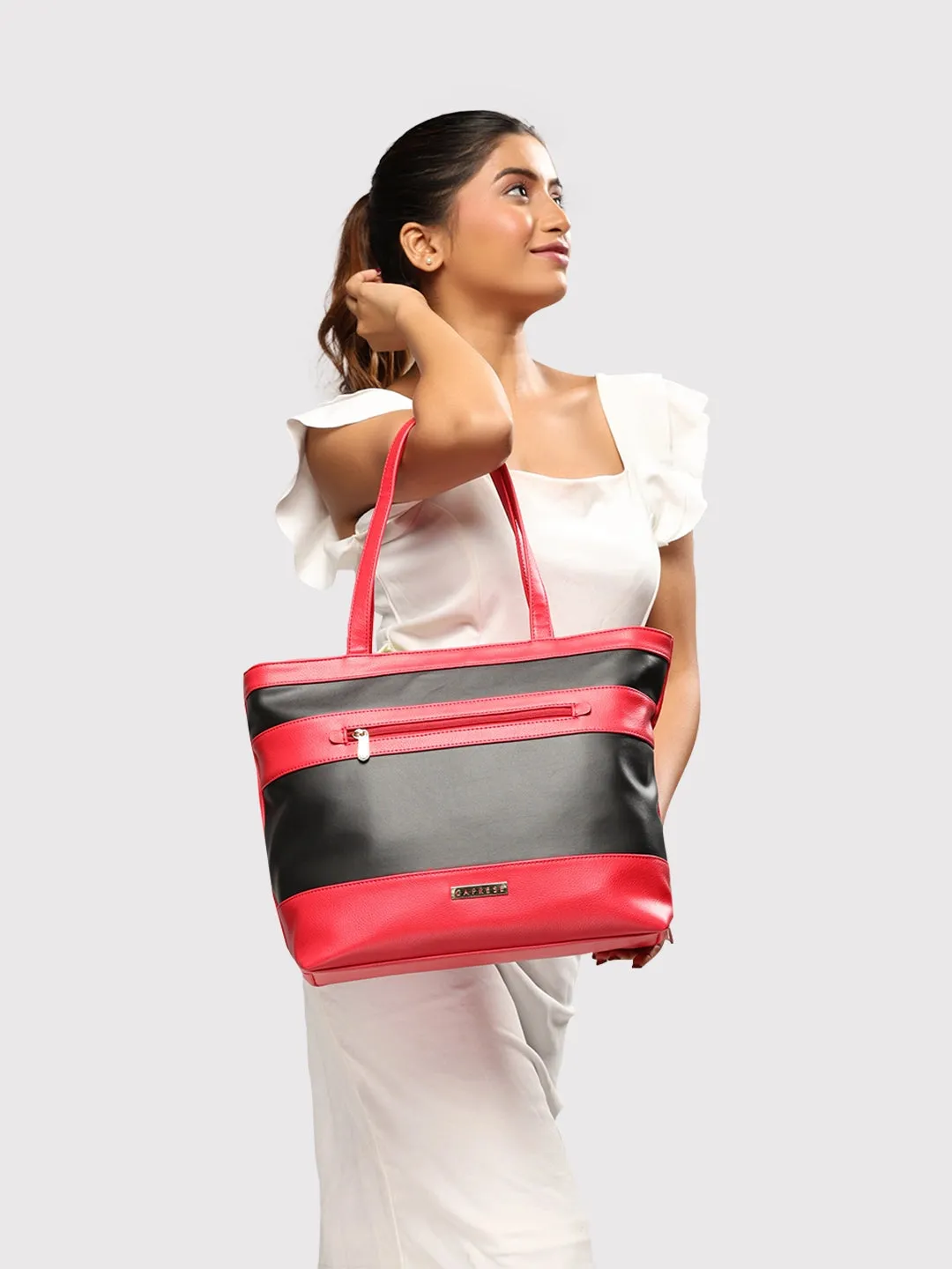Caprese Marciano Medium Red Tote Bag