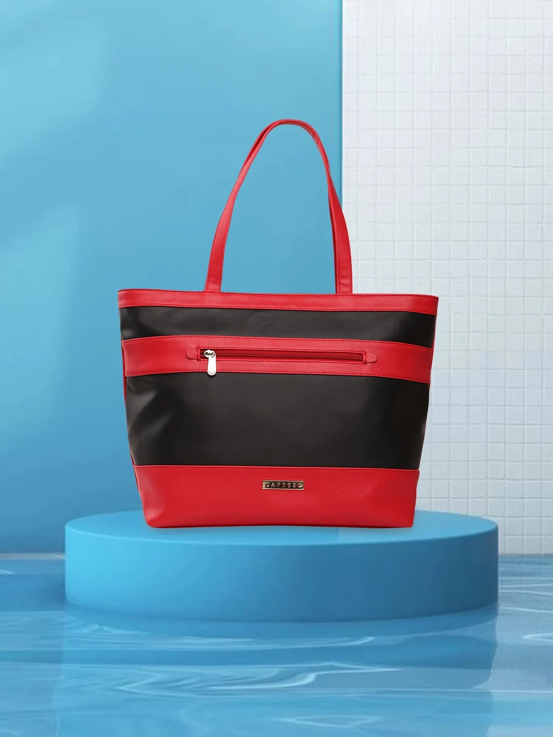 Caprese Marciano Medium Red Tote Bag