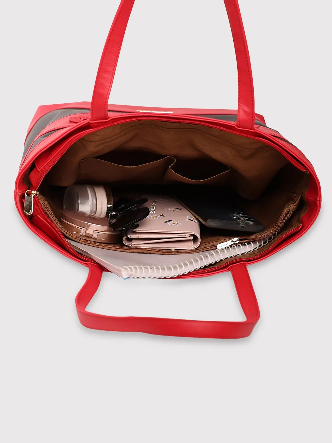 Caprese Marciano Medium Red Tote Bag