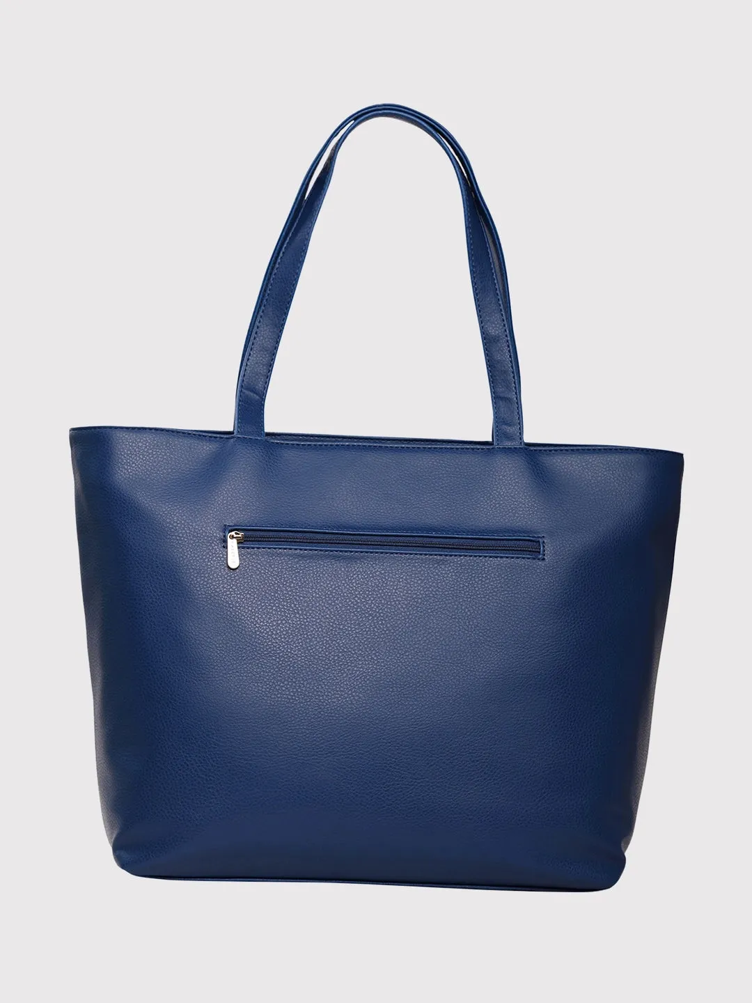 Caprese Marciano Medium Striped Navy Tote Bag