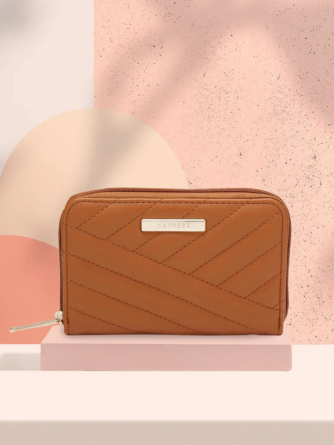Caprese Mareeya Large Tan Wallet