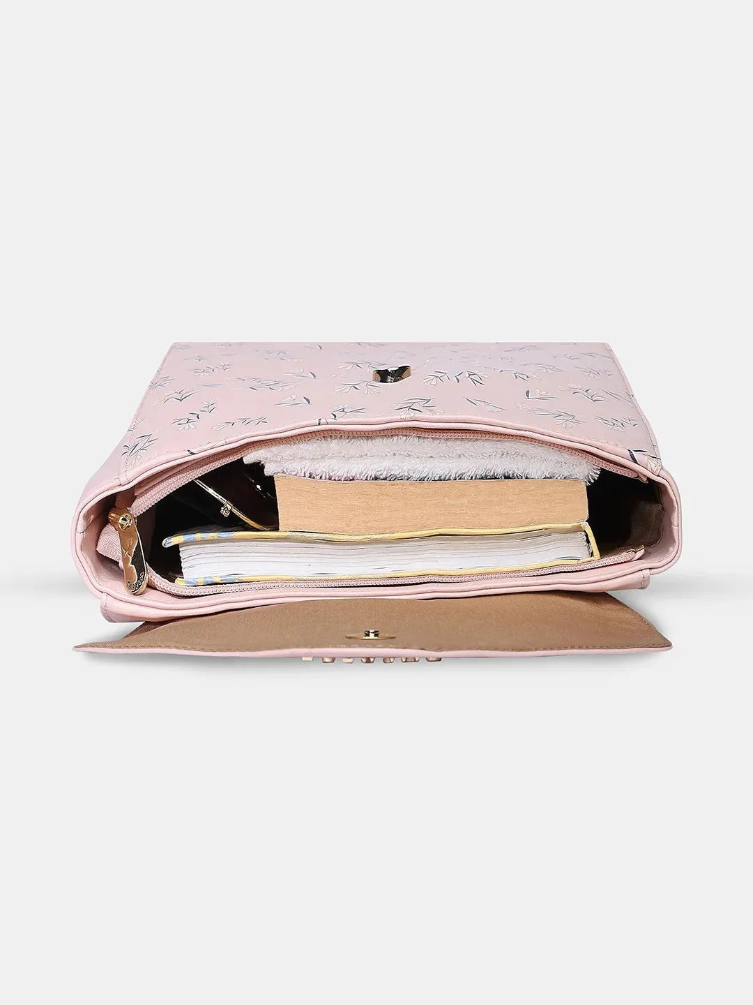 Caprese Merida Printed Large Blush Backpack