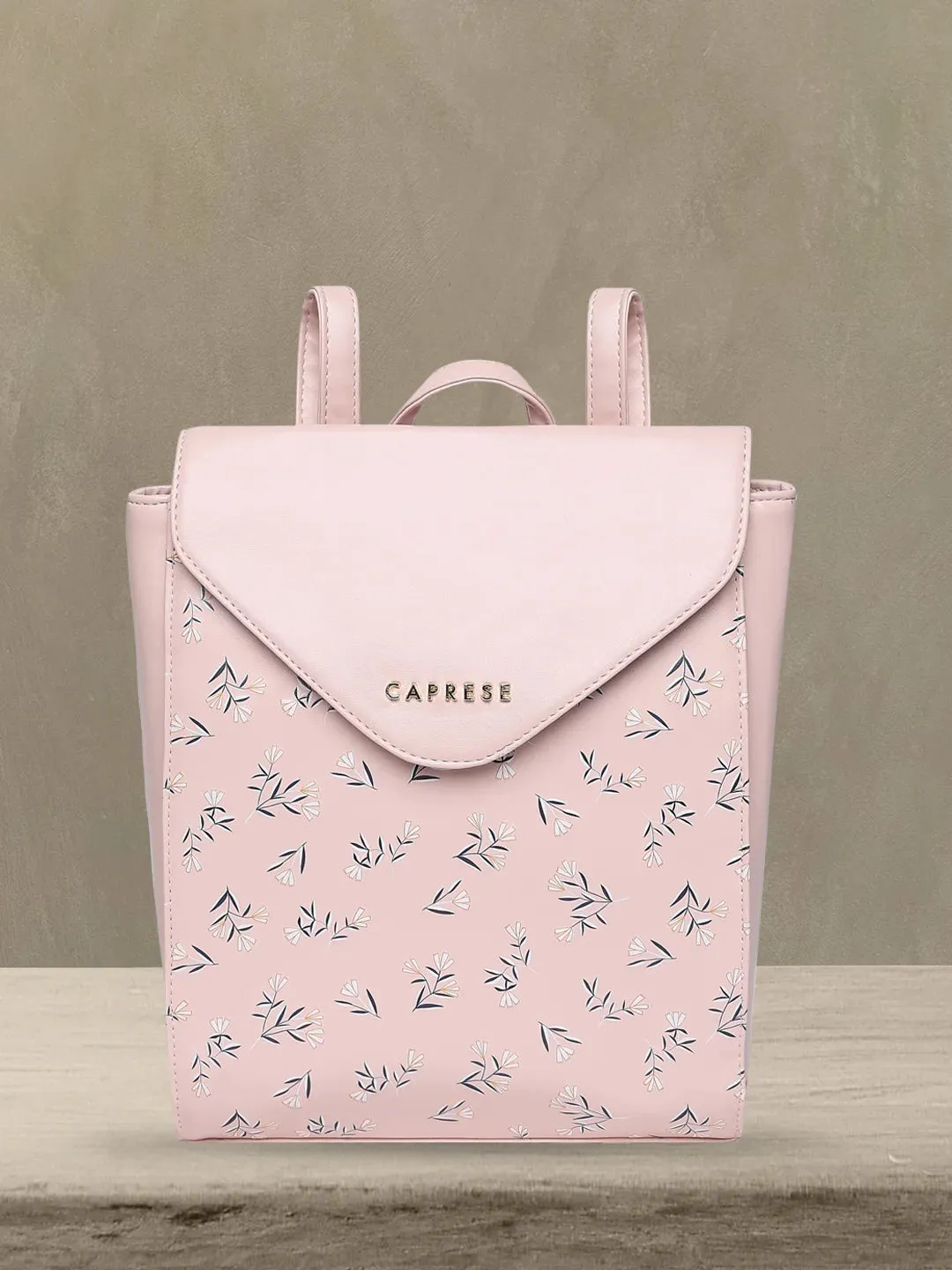 Caprese Merida Printed Large Blush Backpack