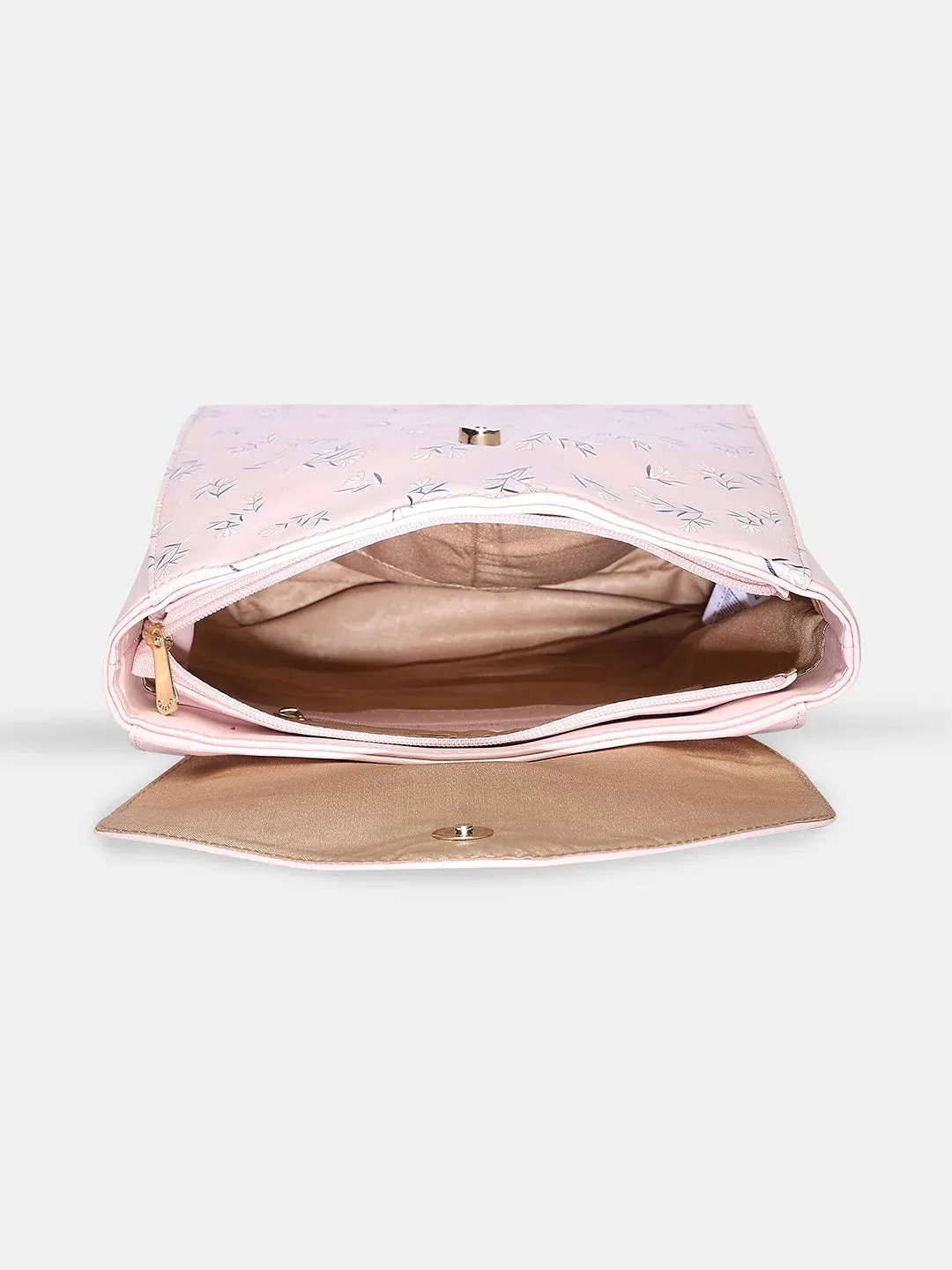 Caprese Merida Printed Large Blush Backpack