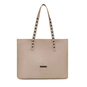 Caprese Merona Large Beige Tote Bag