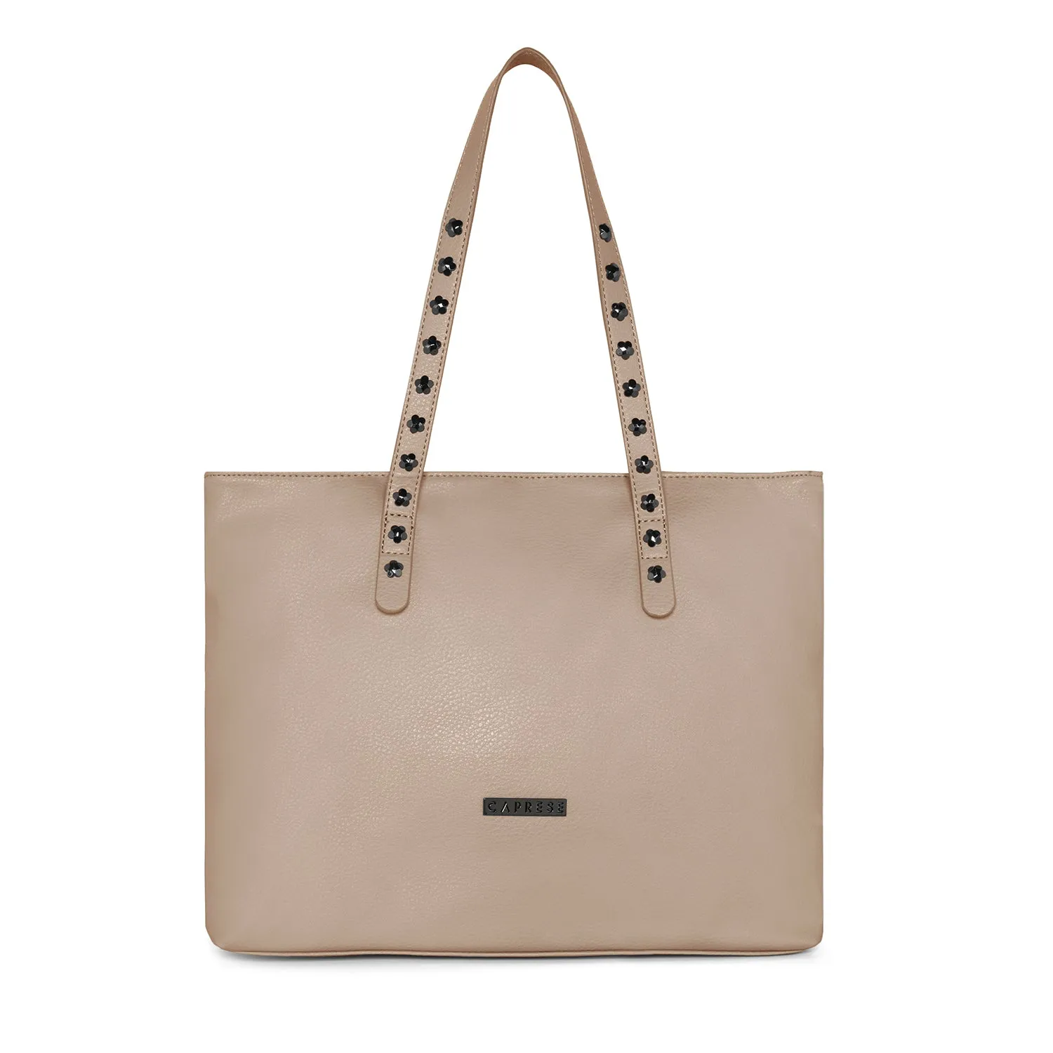 Caprese Merona Large Beige Tote Bag