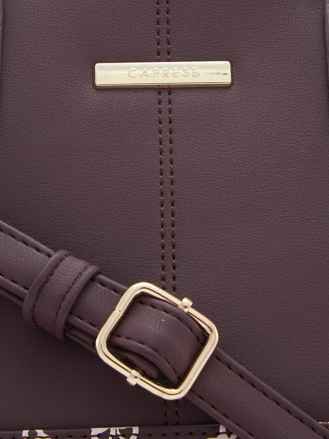 Caprese Milly Large Choco Brown Satchel Bag