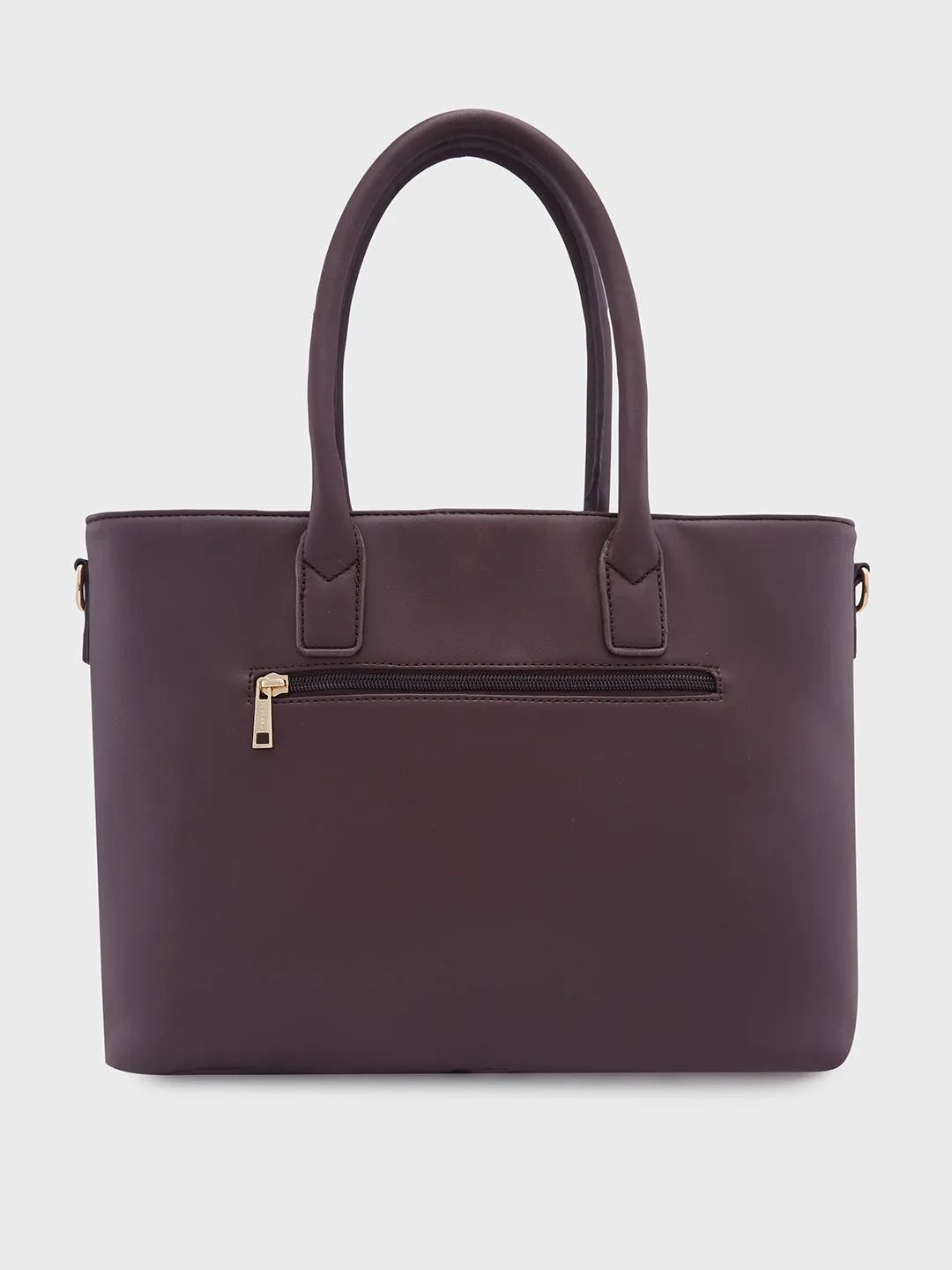 Caprese Milly Large Choco Brown Satchel Bag