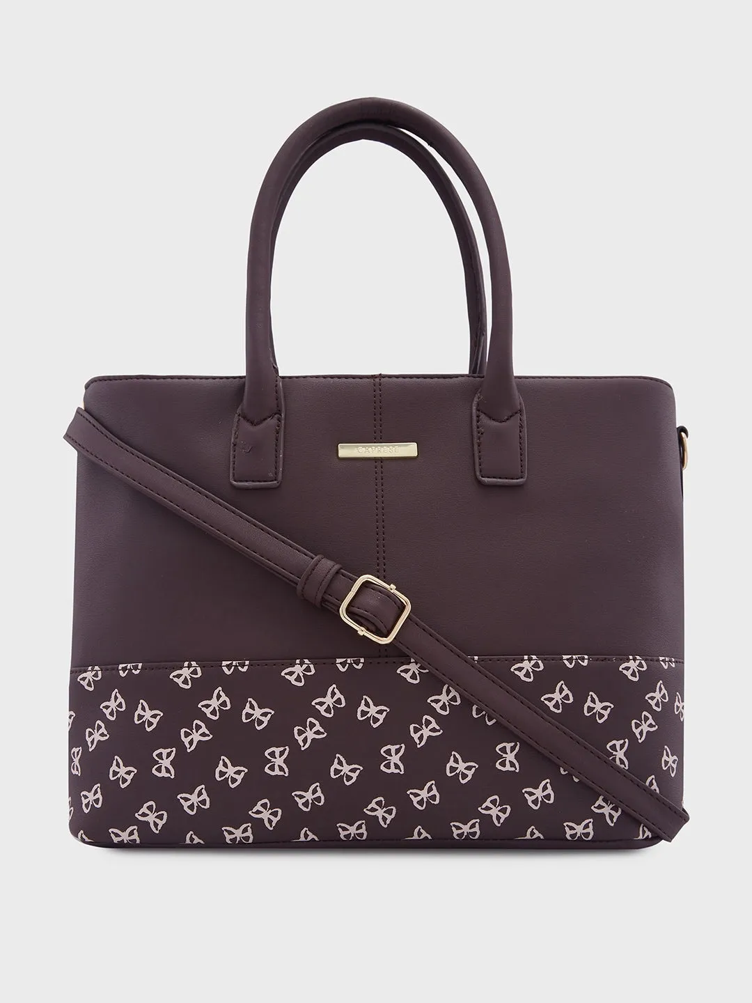 Caprese Milly Large Choco Brown Satchel Bag
