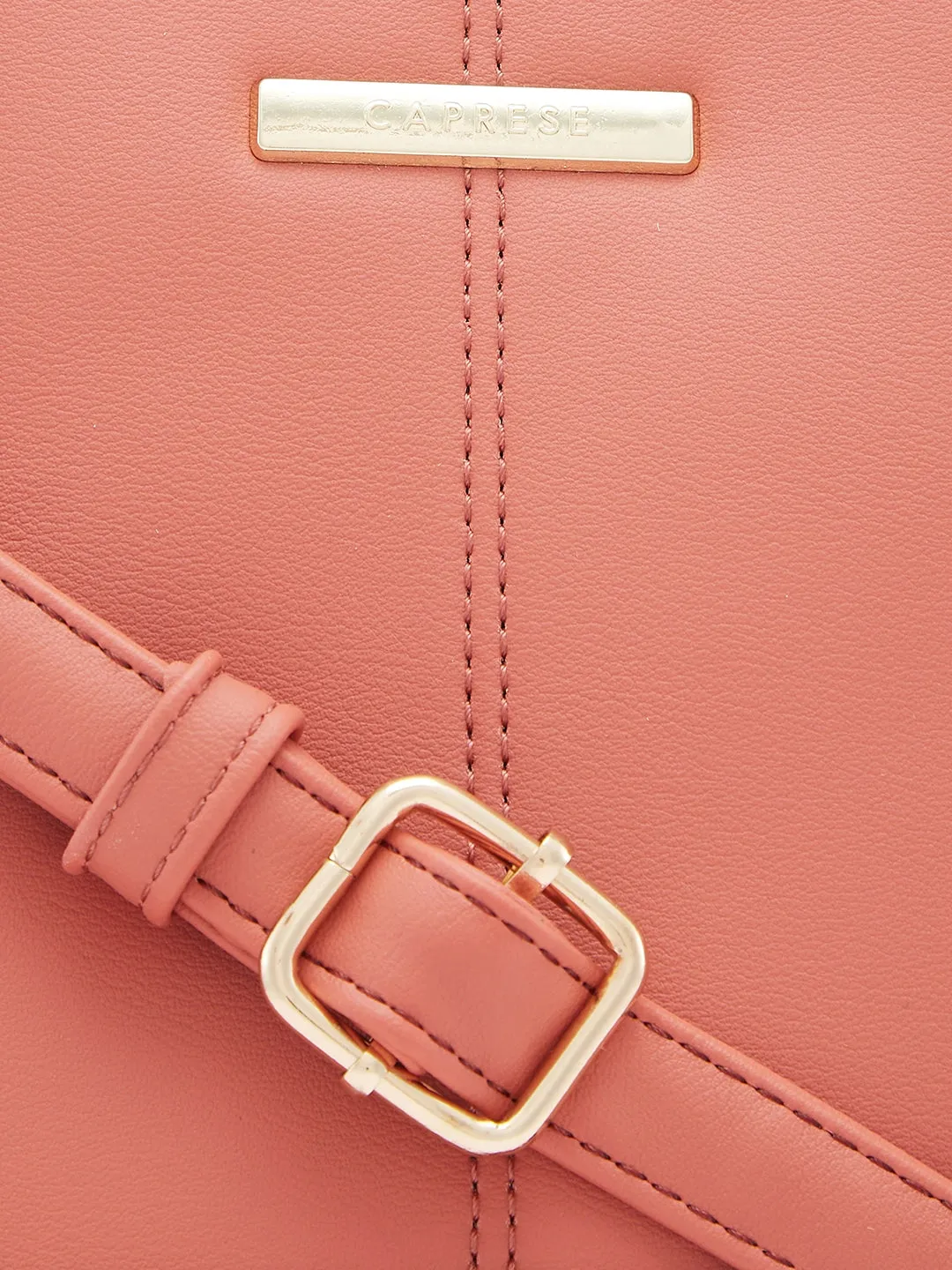 Caprese Milly Large Mud Peach Satchel Bag