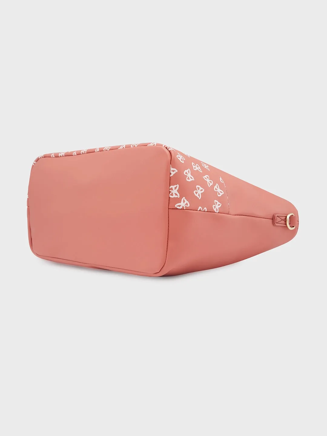 Caprese Milly Large Mud Peach Satchel Bag