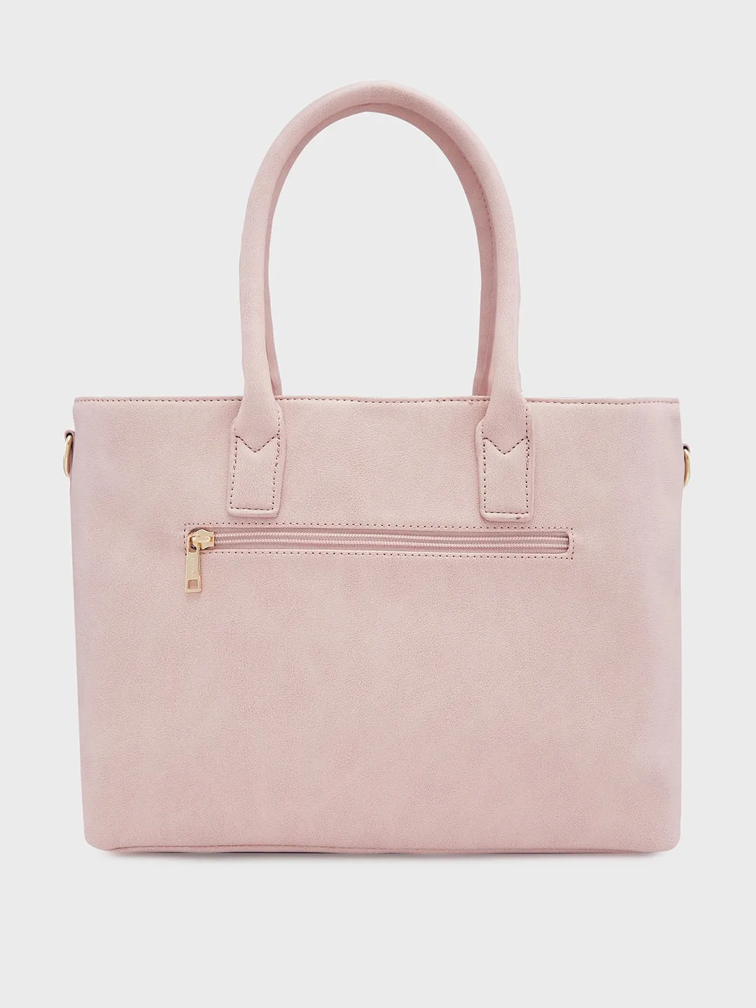 Caprese Milly Large Pink Satchel Bag