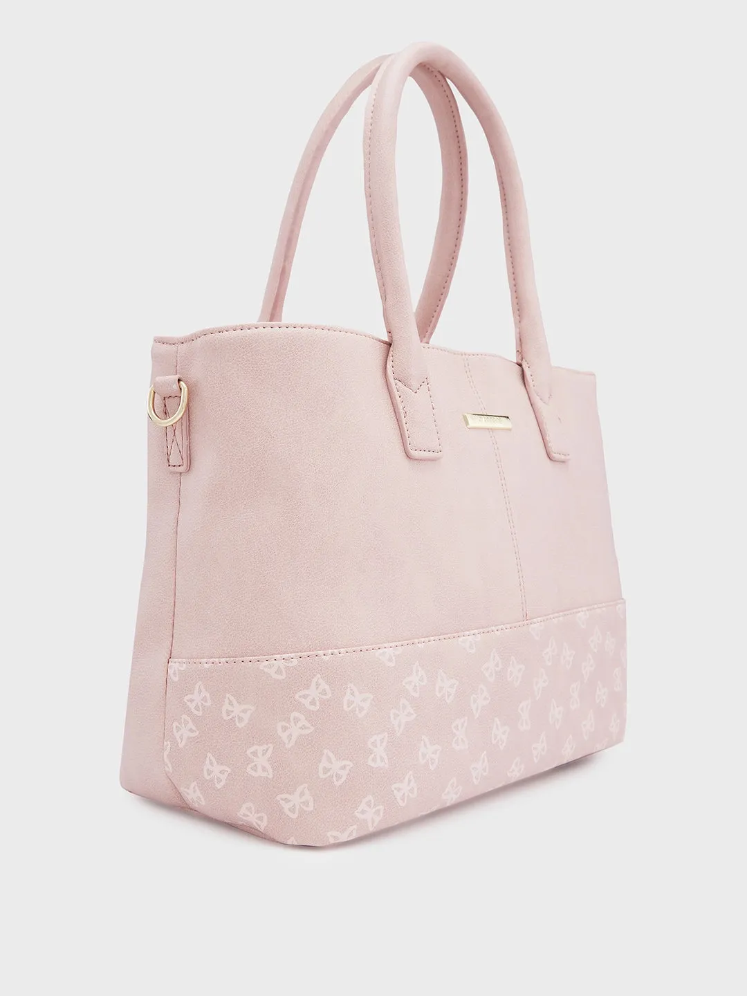 Caprese Milly Large Pink Satchel Bag