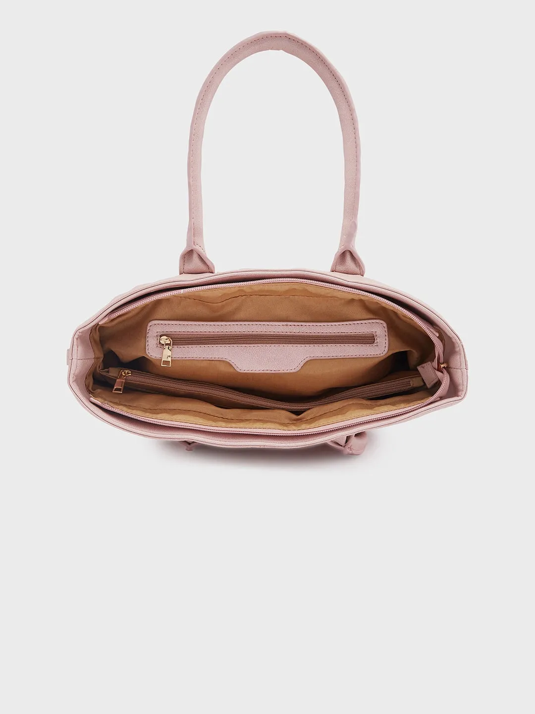 Caprese Milly Large Pink Satchel Bag