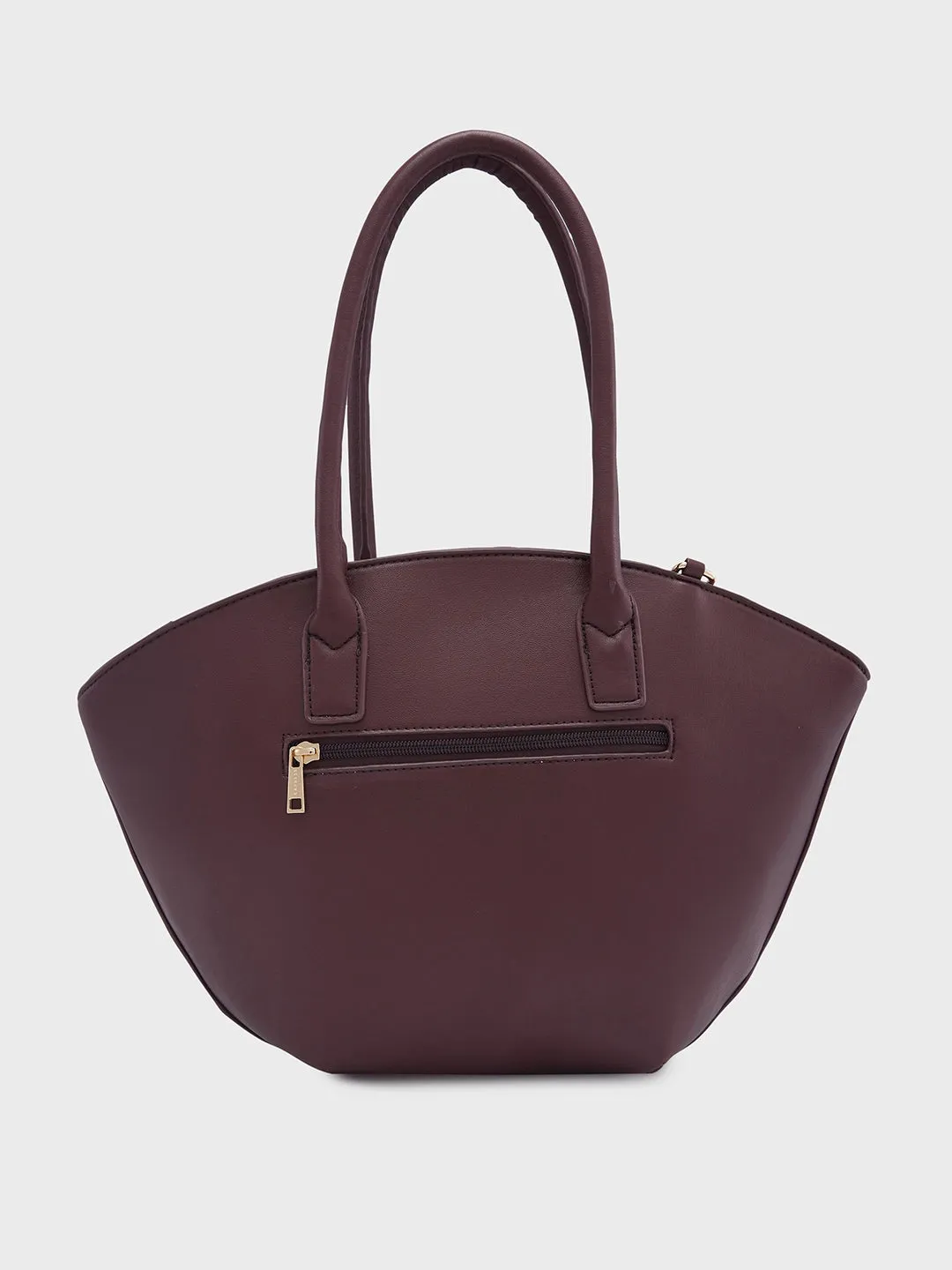Caprese Milly Medium Choco Brown Satchel Bag