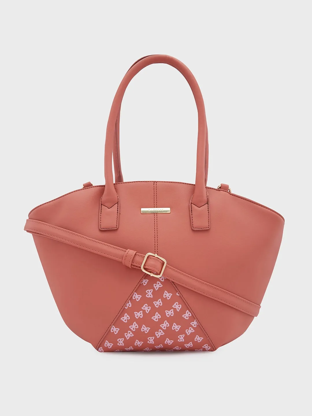 Caprese Milly Medium Mud Peach Satchel