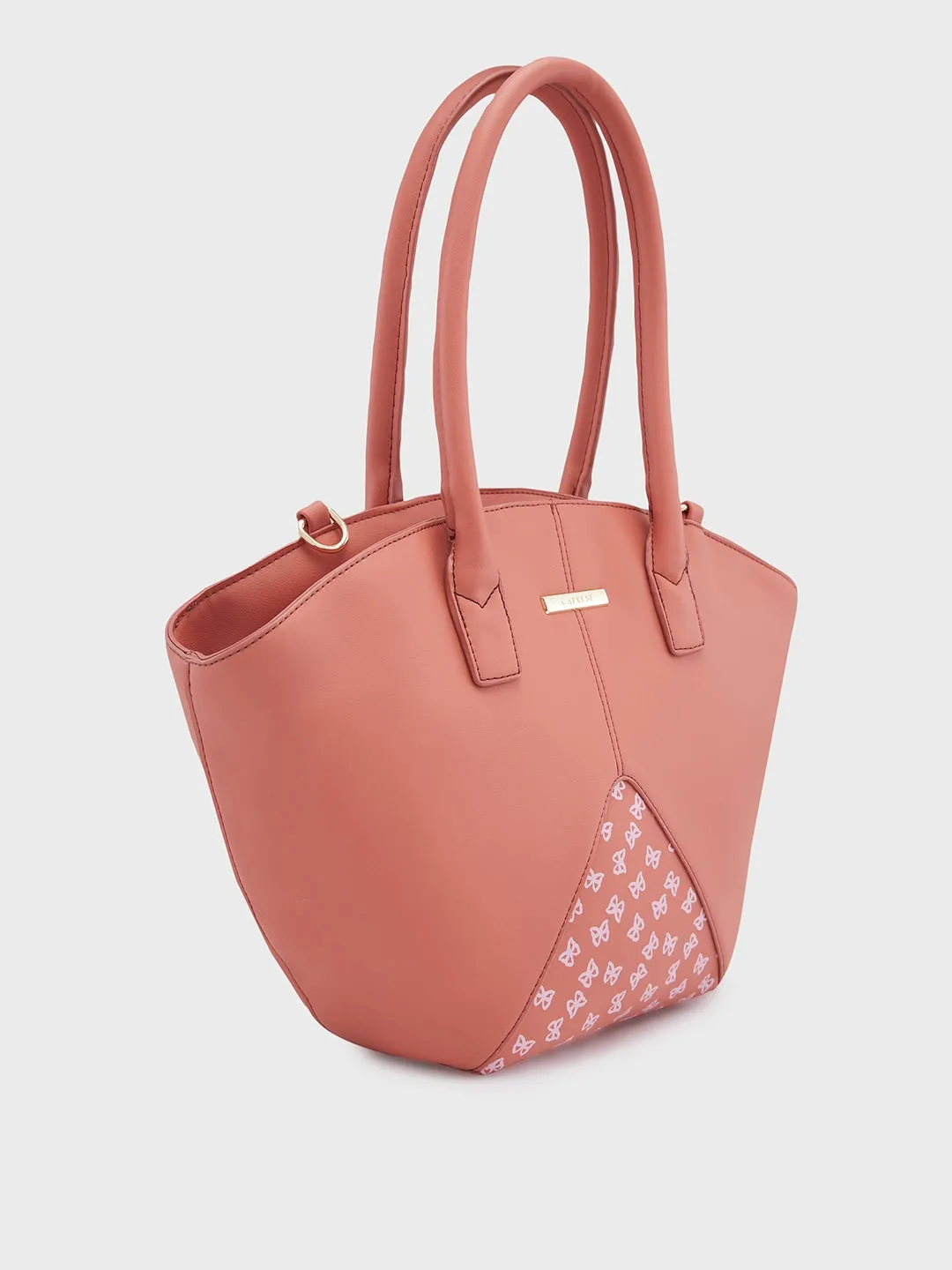 Caprese Milly Medium Mud Peach Satchel