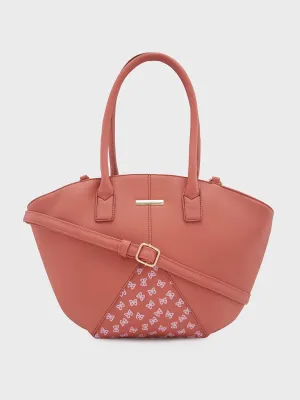 Caprese Milly Medium Mud Peach Satchel