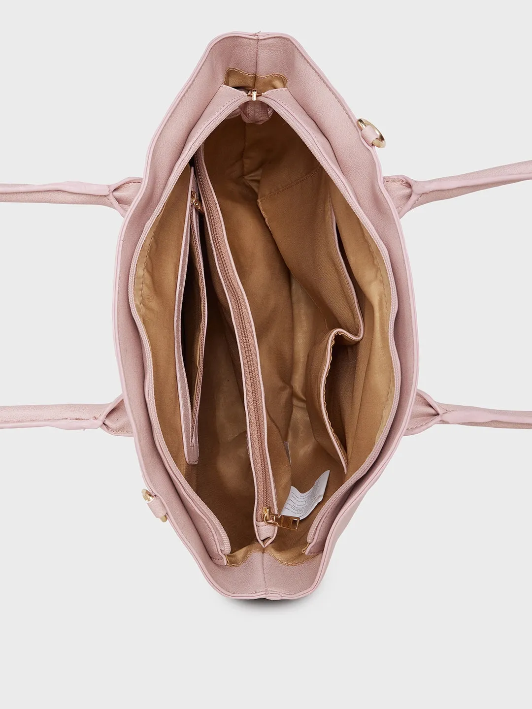 Caprese Milly Medium Pink Satchel Bag